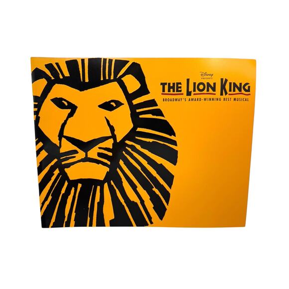 Disney THE LION KING Broadway Musical Program With Casting Guide - Picture 2 of 6